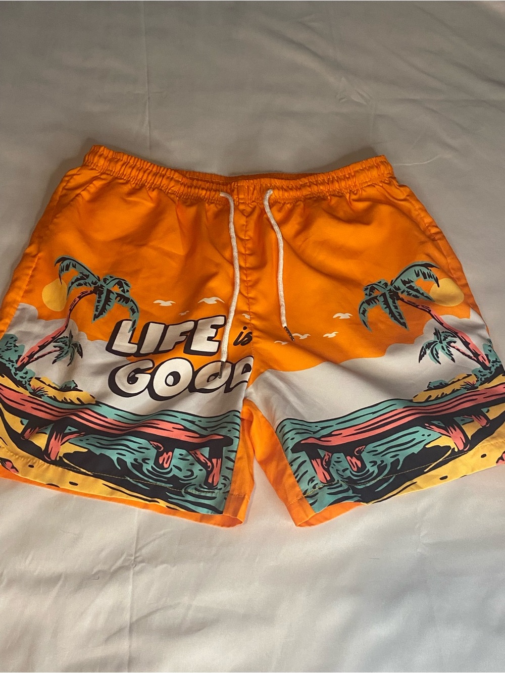 Mens/Boys Youth Swimming Shorts Trunks Swimwear Quick Dry Beach Shorts Size S